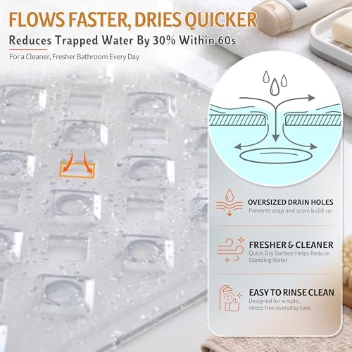 Yimobra Bathtub Mat Non Slip, Shower Mat - Image 2