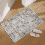 2x3 Washable Area Rugs for Entryway: Small Throw Rugs Low Pile Soft Carpet by palohom