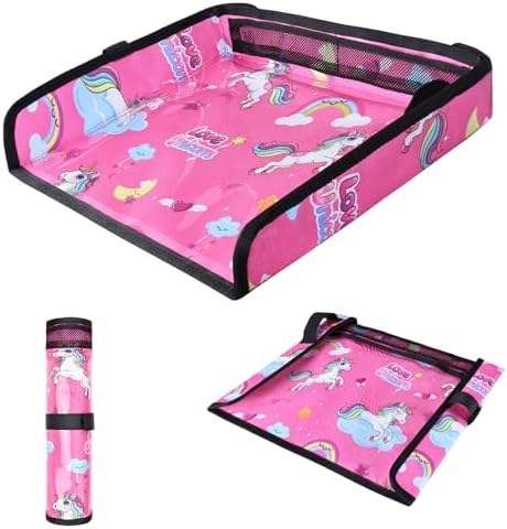 COOLBEBE Airplane Tray Table Cover, Foldable Travel Tray Cover by COOLBEBE