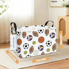Rectangular Collapsible Colorful Balls Storage Basket Nursery Organizer - Image 2