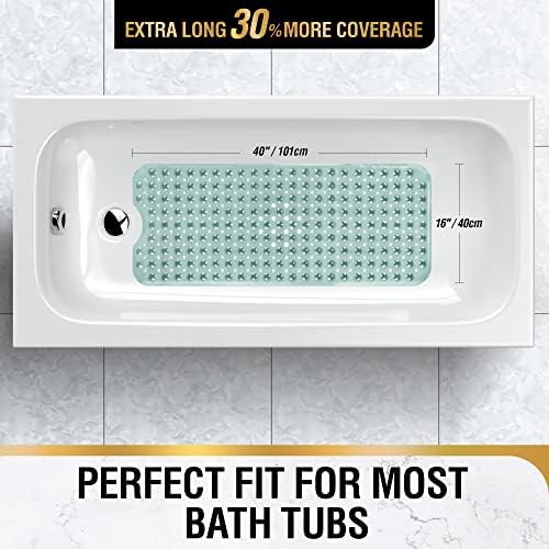 HITSLAM Bath Mat for Tub, Non Slip Bathtub Mat, 40 x 16 Inch Extra Long Bath - Image 5