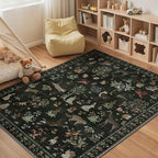 BESBLEE 8X10 Washable Area Rug for Living Room, Animal Non Slip - Image 2
