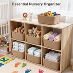 3 Pack Small Baskets for Organizing, Woven Storage Baskets for Shelves - Image 5