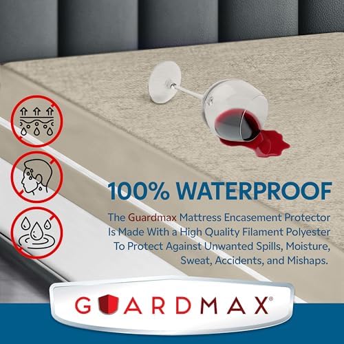 Guardmax Crib Mattress Encasement Zippered, 100% Waterproof Mattress Protector - Image 5