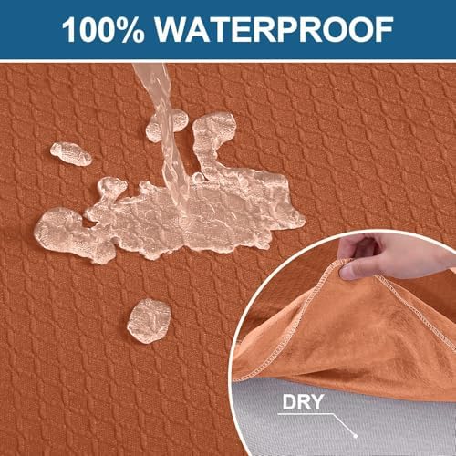 Smiry Waterproof Seat Covers for Dining Room Chairs - Image 3