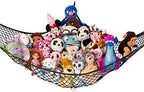 Large Stuffed Animal Storage Hammock 1 Pack | Holds 12 lbs | Corner Stuffed by LillysLove