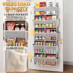 Ofiray-home 5-Tier Over Door Organizer, 10-Compartment Wide Storage Rack - Image 3