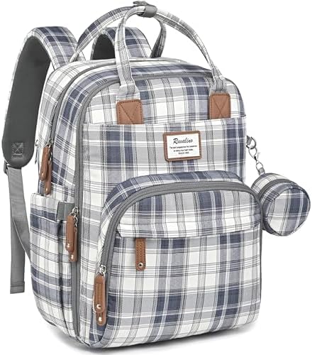 RUVALINO Diaper Bag Backpack, Large Capacity, Waterproof by RUVALINO