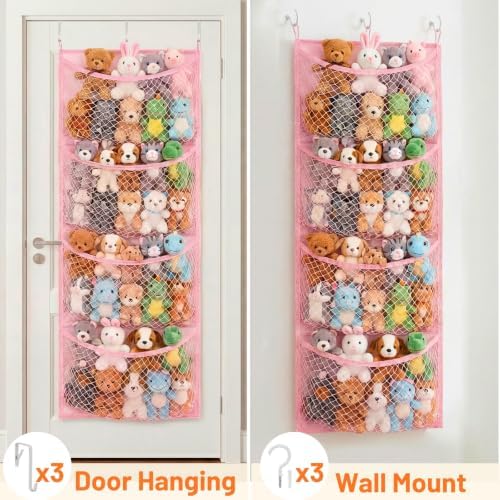 Ofiray-home Over The Door Stuffed Animal Storage - Image 6