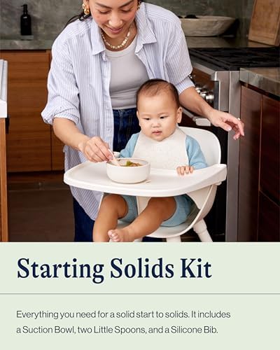Lalo Starting Solids Kit, 4-Piece Non-Toxic Silicone Baby Feeding Set - Image 2