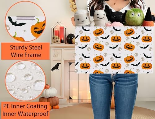 Large Halloween Themed Candy Gift Boo Basket - Image 3
