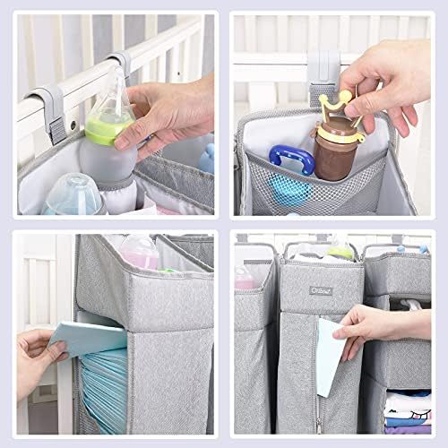 Orzbow 3-in-1 Hanging Diaper Caddy Organizer - Image 2