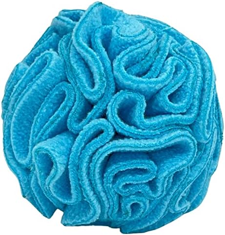 Glory To Dog Small Breed Snuffle Puzzle Ball Treat Foraging Dog Toy Blue by GloryToDog