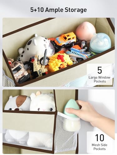Yecaye 1 Pc 5 Tier Over the Door Organizer - Image 3