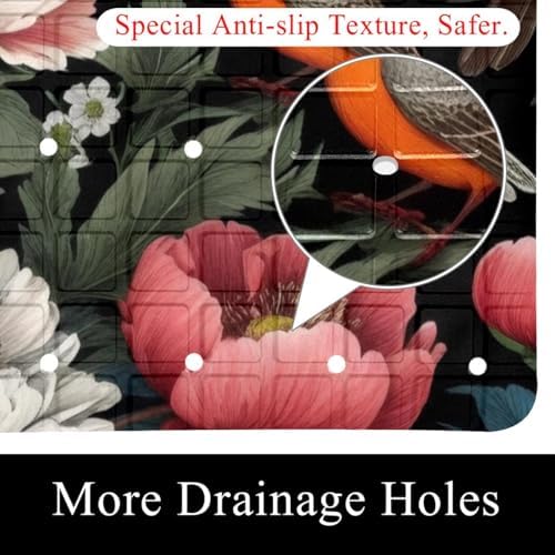Non Slip Bathtub and Shower Mat 26.8x15.1 inch, Bath Mat - Image 2