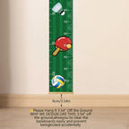 Canvas Baby Kids Growth Chart, Sports Height Measurement Wall Hanging - Image 2