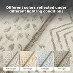 8x10 Area Rugs for Living Room Rug Washable: Abstract Large Rug for Dining Room - Image 6