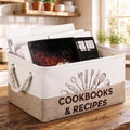 Marsui 1 Pcs Cookbook & Recipe Book Basket Cook Lover Gifts by Marsui