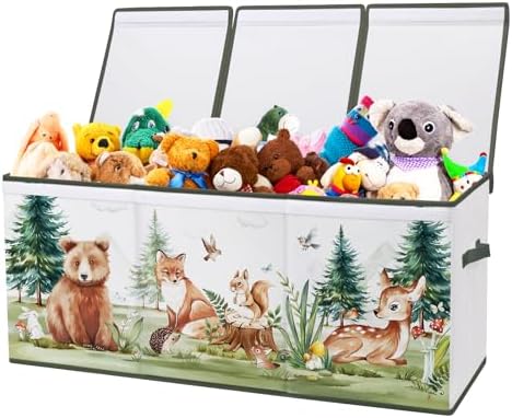 decalsweet Large Toy Box Collapsible Chest Organizer by Decalsweet