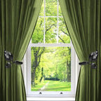 HIKMLK Leaf Shaped Curtain Tieback Holdbacks 2pcs, Handmade Metal Curtain Side - Image 6