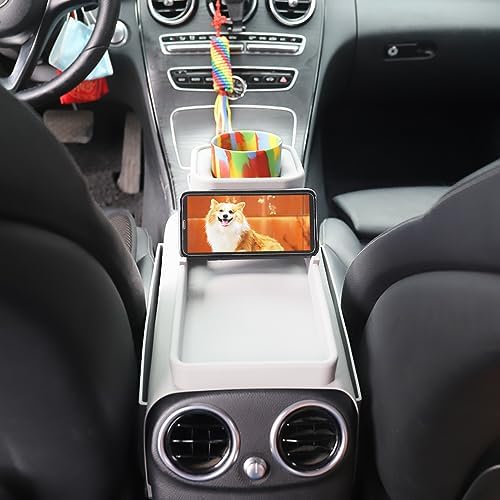 Couch Cup Holder Tray, VIENFUT Silicone Anti-Slip Sofa Armrest Tray - Image 5