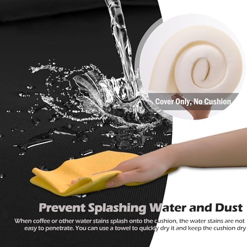 Double Papasan Cushion Cover, 67x47in Outdoor Papasan Chair Cushion Covers - Image 7