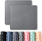 2 Pack Caketime Silicone Dish Drying Mat by CAKETIME