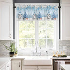 Vandarllin Christmas Gnome Kitchen Curtains and Valances Set, Winter Merry - Image 2