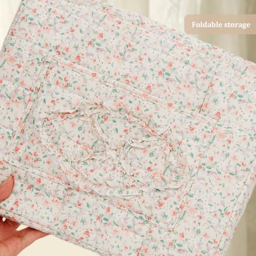 Floral Fabric Storage Basket Car Interior Storage Basket Underwear Sundries - Image 6