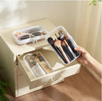 3-Pack Small Clear Hard Shell Zipper Pouches - Image 6
