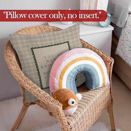 Retro Girl Nursery Throw Pillow Cover, Girl Nursery Decor, You'll Never Know - Image 6