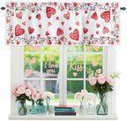 Vandarllin Valentine's Day Kitchen Curtains Valances by VandarllinHomeKitchenDecor