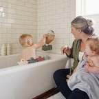 mushie Stackable Bath Boats Floating Toy | Made in Denmark - Image 4