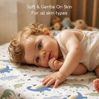 3 Pack Baby Crib Sheets for Boys Girls 52x28 Fitted Crib Sheet - Image 3