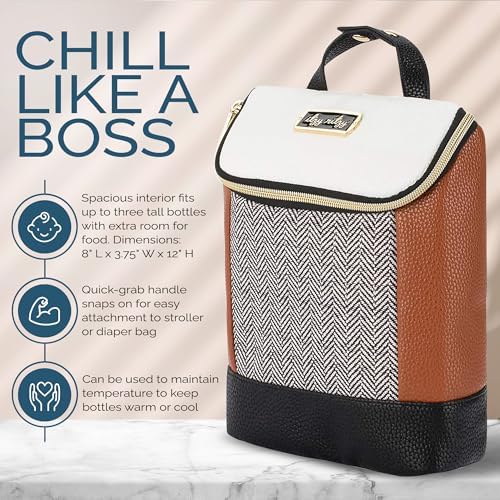 Itzy Ritzy Insulated Bottle Bag, Holds 3 Baby Milk Bottles - Image 4