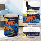 Clastyle Large Boho Dinosaur Pterosaur Boy Book Toy Storage Basket - Image 4