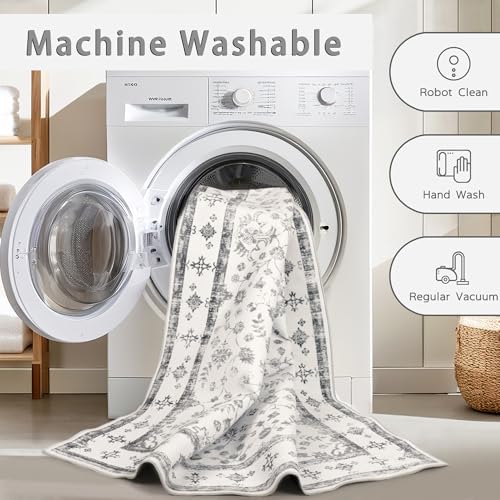 8x10 Washable Area Rugs for Living Room, Dining Room - Image 4
