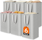 Lifewit 80L Large Laundry Baskets, 6 Pack, Reinforced Handles by Lifewit