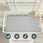 david's kids 2 Pack 52''x28'' Waterproof Crib Mattress Protector Pad Cover - Image 3