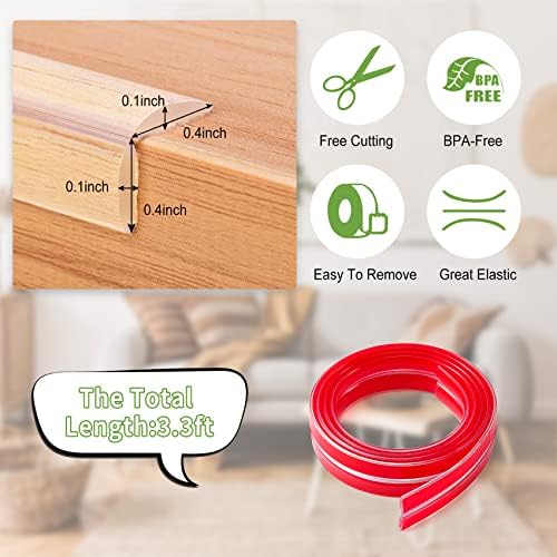 BabySafe Edge Protector Strip: Table Corner Guards - Image 2
