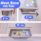 Tub Topper Mini Bathtub Splash Guard & Bath Shelf - Image 4