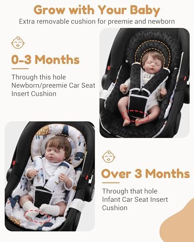 BOMOLOUR Infant Car Seat Insert - Image 2