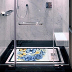 Shower Mat Non Slip 26.8 x 15.1 Inches, Butterflies Rose Bathtub Mat Shower - Image 6