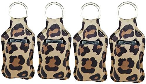 4 Piece Bottle Holder Keyring Neoprene Keychain by RANXIZY
