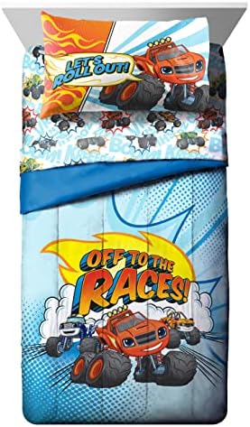 Jay Franco Blaze and the Monster Machines Off to The Races 4 Piece Toddler Size - Image 2