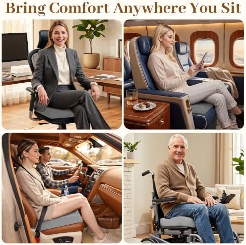 TranquilRelax XL Memory Foam Seat Cushion - Image 6