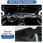 Car Windshield Sun Shade UV Reflector Foldable Front Window SUV - Image 5
