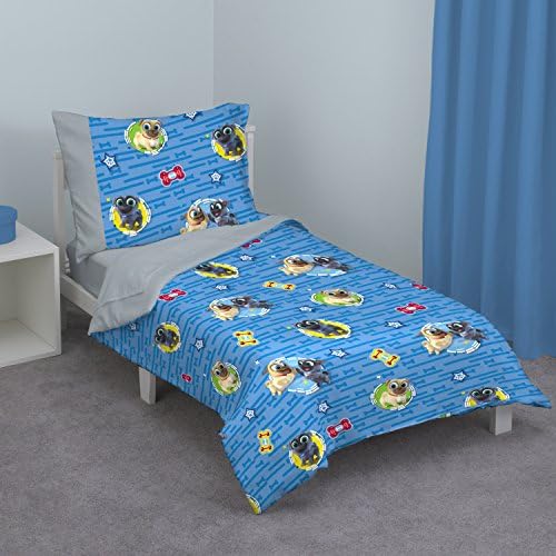 Disney Puppy Dog Pals 4 Piece Toddler Bed Set by Disney