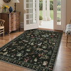 BESBLEE 3X5 Area Rug for Bedroom, Washable Animal Non Slip - Image 2