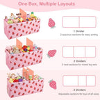 Toy Box with Adjustable Divider Large Toy Chest Storage - Image 6